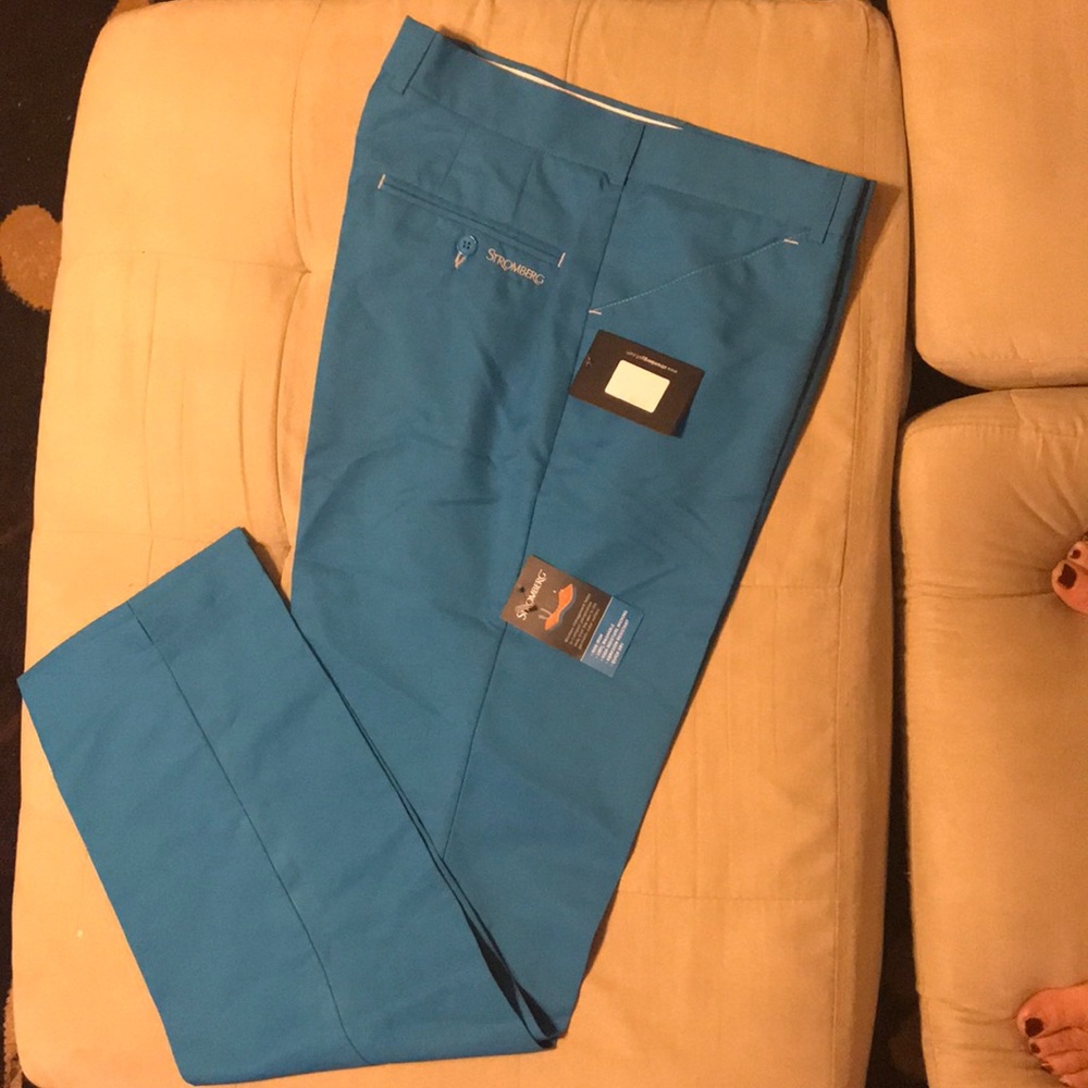 Mens Blue pants brand Stromberg with new tags.